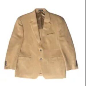 Ralph Lauren Loro Piana Blazer Mens Size 42S Tan 100% Camel Hair Sport Coat